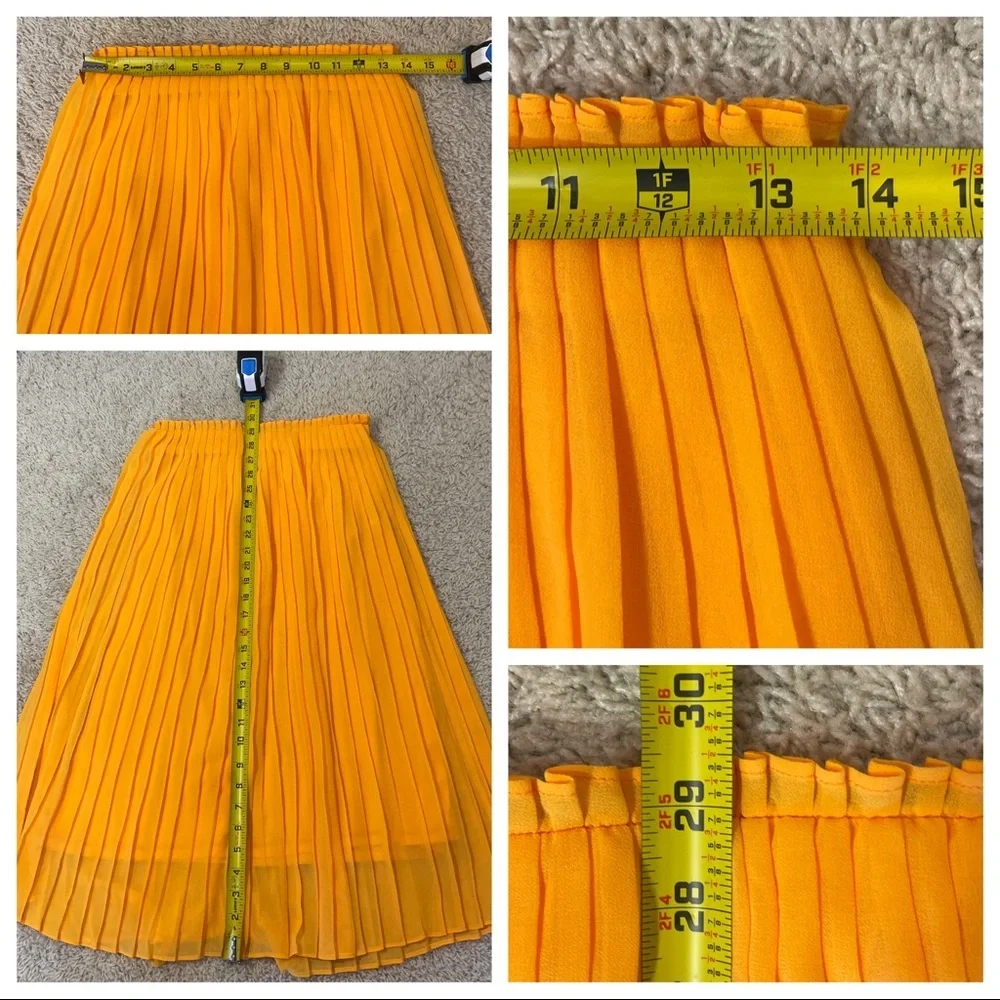 Zara pleated skirt